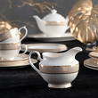 Serwis obiadowo kawowy porcelanowy na 12 osób z wazą VERONICA 17