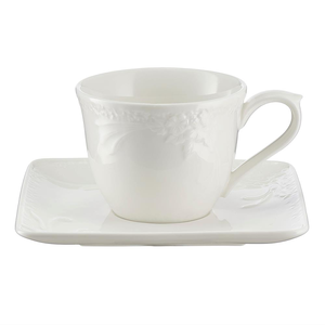 Filiżanka do kawy porcelanowa 180 ml ze spodkiem MARIETTA