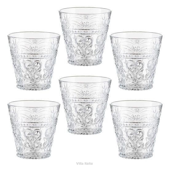 Zestaw szklanek 250 ml 6 sztuk FIORINO