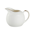 Klasyczny mlecznik z porcelany do serwowania mleka 