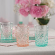 Szklanka różowa 250 ml 10 cm FIORINO 1