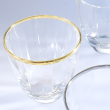 Zestaw szklanek kryształowych 6 sztuk DESIRE Gold 2