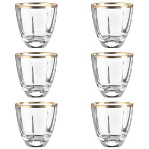 Zestaw szklanek kryształowych 6 sztuk DESIRE Gold
