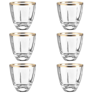 Zestaw szklanek kryształowych 6 sztuk DESIRE Gold