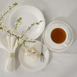 Talerzyk deserowy porcelanowy 17 cm WHITE PRINCESS 4