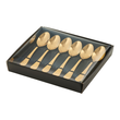 Komplet łyżeczek do herbaty złotych 6 sztuk ANTIQUE GOLD 5