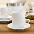 Serwis kawowy porcelanowy na 6 osób PLUS WHITE 1