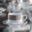 Filiżanka do kawy porcelanowa 230 ml ze spodkiem VALENTINO 3