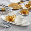 Komplet filiżanek porcelanowych 200 ml 6 sztuk MESTIERE GOLD 13