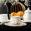 Komplet filiżanek porcelanowych 200 ml 6 sztuk SANDRINE 4