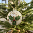 bombka szklana ręcznie malowana 