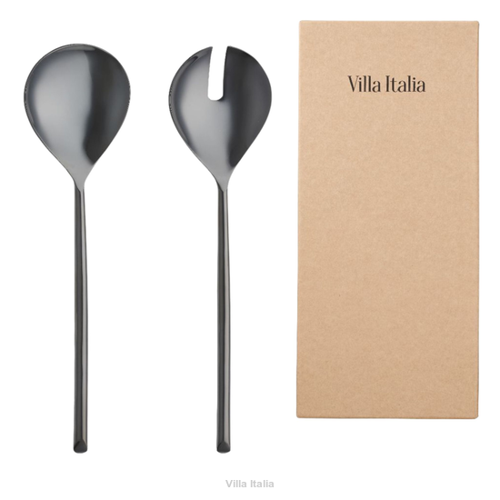 Sztućce do sałaty 2 sztuki NERO