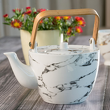 dzbanek porcelanowy marmurowy wzór