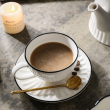 Spodek pod filiżankę do herbaty 15,5 cm porcelanowy PILLAR 3
