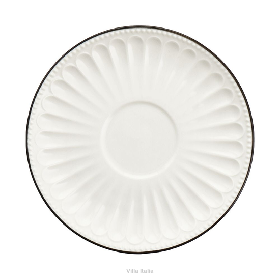 Spodek pod filiżankę do herbaty 15,5 cm porcelanowy PILLAR