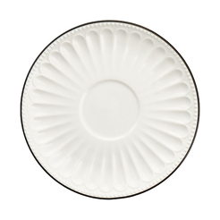 Spodek pod filiżankę do herbaty 15,5 cm porcelanowy PILLAR