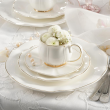 Serwis kawowy porcelanowy na 6 osób SANDRINE 1