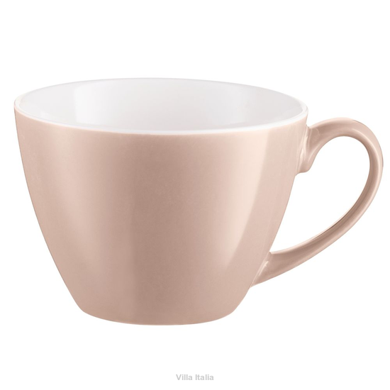 Filiżanka porcelanowa Kubek jumbo latte 420 ml BORNEO Kubek duży beżowy