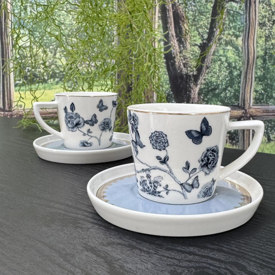 Komplet filiżanek porcelanowych  125ml do espresso UNICO 2