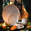 Talerzyk deserowy porcelanowy 19 cm ALEXIA 3