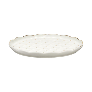 Talerzyk deserowy porcelanowy 19 cm ALEXIA