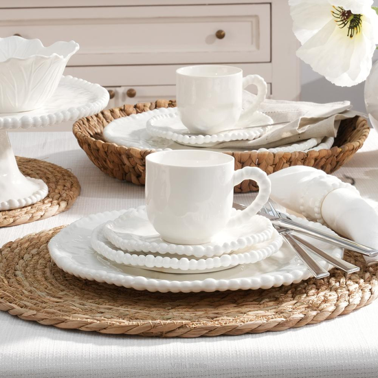 Elegancki zestaw kawowy porcelanowy dla 6 osób