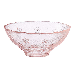 Miseczka szklana różowa 13 cm JAZMIN