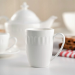Zestaw kubków porcelanowych 350 ml 6 sztuk MESYNA WHITE 1