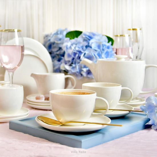 Elegancki serwis do kawy i herbaty