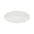 porcelanowy talerzyk z falowanym brzegiem