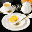 Talerzyk deserowy porcelanowy 18,5 cm SANDRINE 6