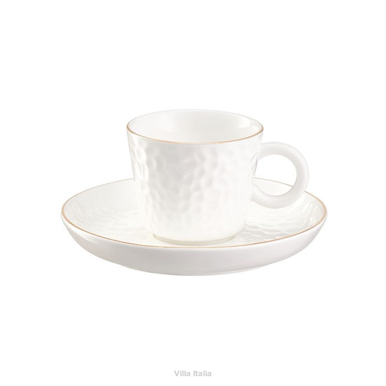 Filiżanka do espresso porcelanowa 80 ml ze spodkiem PAULA