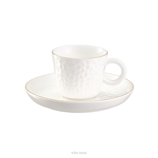 porcelanowa filiżanka do espresso 80 ml ze spodkiem