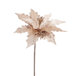 Gałązka świąteczna gwiazda betlejemska beżowa 48 cm 2