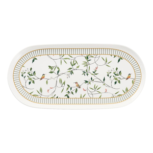 Półmisek porcelanowy Talerz owalny 34,5 cm NORIKO WHITE