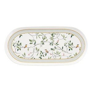 Półmisek porcelanowy Talerz owalny 34,5 cm NORIKO WHITE
