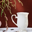 Zestaw kubków porcelanowych 300 ml 6 sztuk CLARA Gold Ivory 4