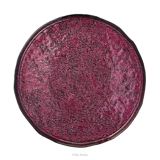 Talerz do ciasta szklany 27 cm AMETISTA