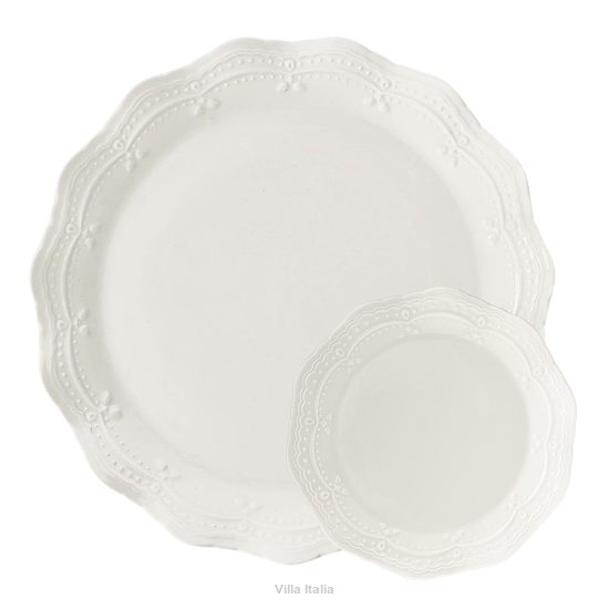Komplet talerzy deserowych 30 cm i 19 cm