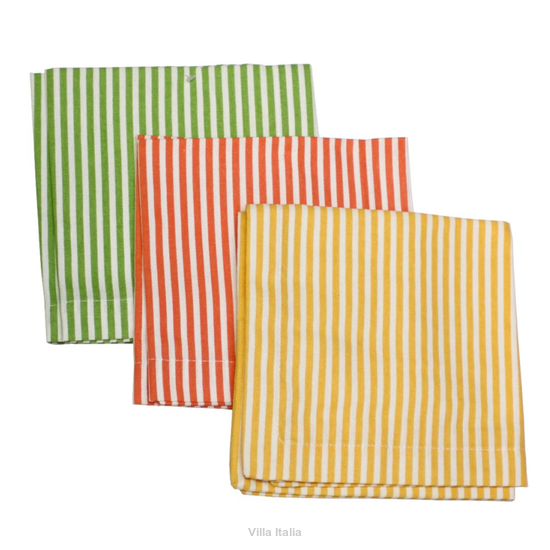 Serwetki materiałowe pomarańczowe 2 sztuki LINEA