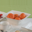 Salaterka porcelanowa  23x23 cm COMO platin  1