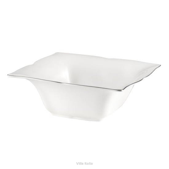 Salaterka porcelanowa  23x23 cm COMO platin 