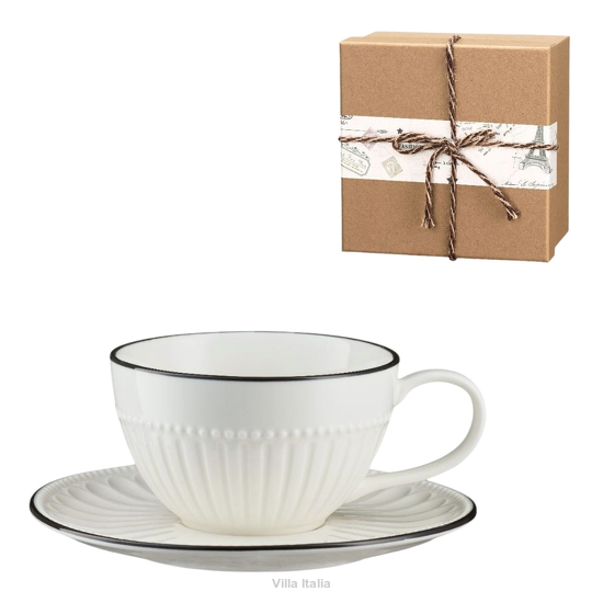 Filiżanka porcelanowa 240 ml PILLAR w pudełku prezentowym