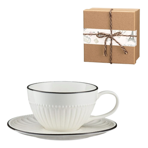 Filiżanka porcelanowa 240 ml PILLAR w pudełku prezentowym