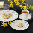 Talerzyk deserowy 18,5 cm porcelanowy LORETTA 2