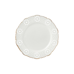 Talerzyk deserowy 18,5 cm porcelanowy LORETTA