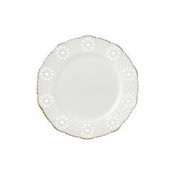 Talerzyk deserowy 18,5 cm porcelanowy LORETTA