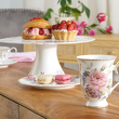 ekskluzywny kubek porcelanowy do kawy malowany ręcznie złotem