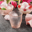 Szklanka różowa 250 ml TWIST 1