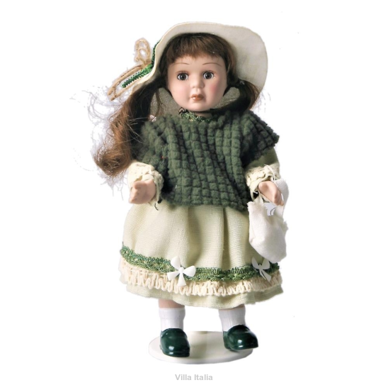 Lalka porcelanowa wys, 20 cm ZUZANNA